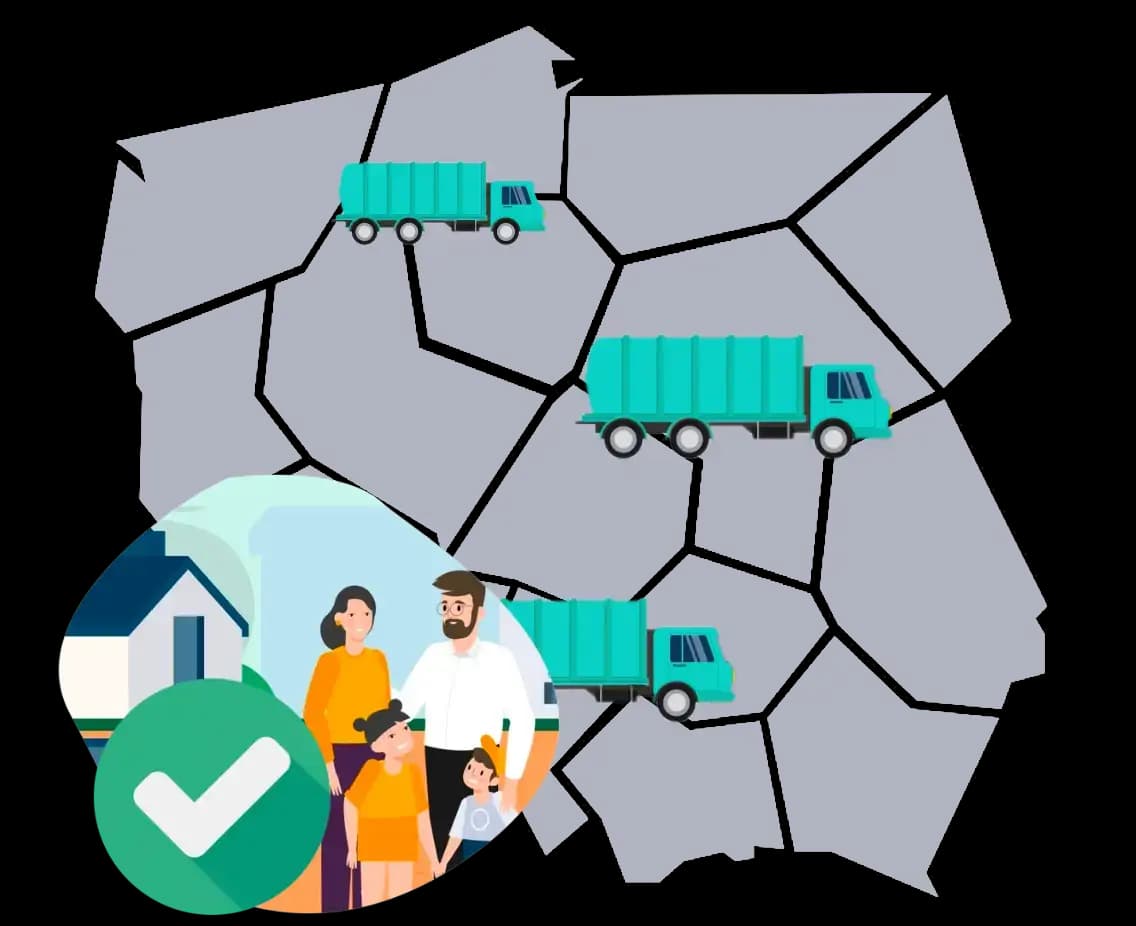 Mapa Polski — zasięg platformy Szambiarka.pl